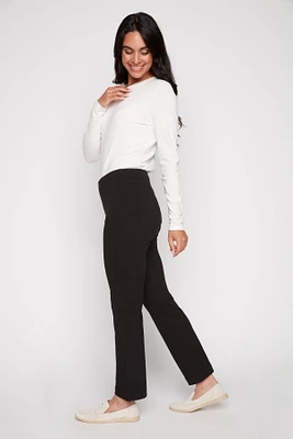 Flare leg knit legging