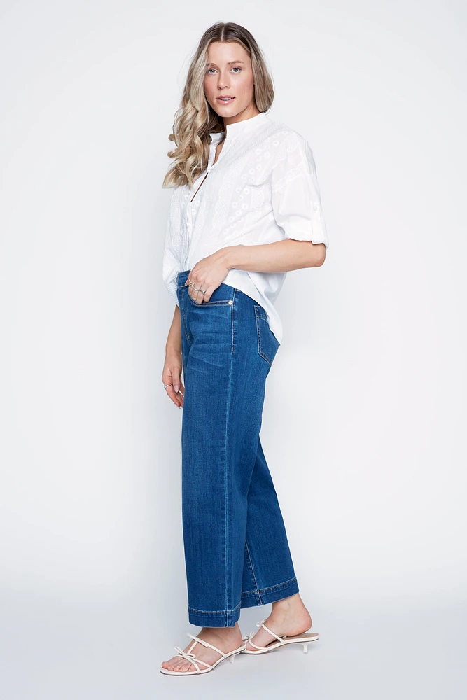 Le jean jambe large Audrey
