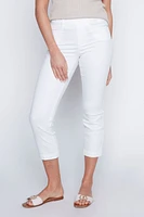Audrey straight leg white jean