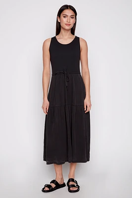 Mix media dress