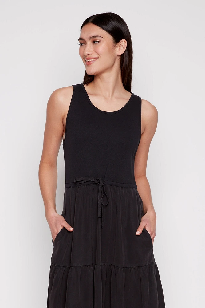 Mix media dress