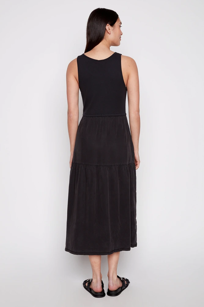 Mix media dress