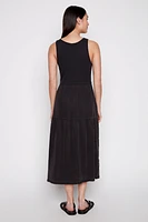 Mix media dress