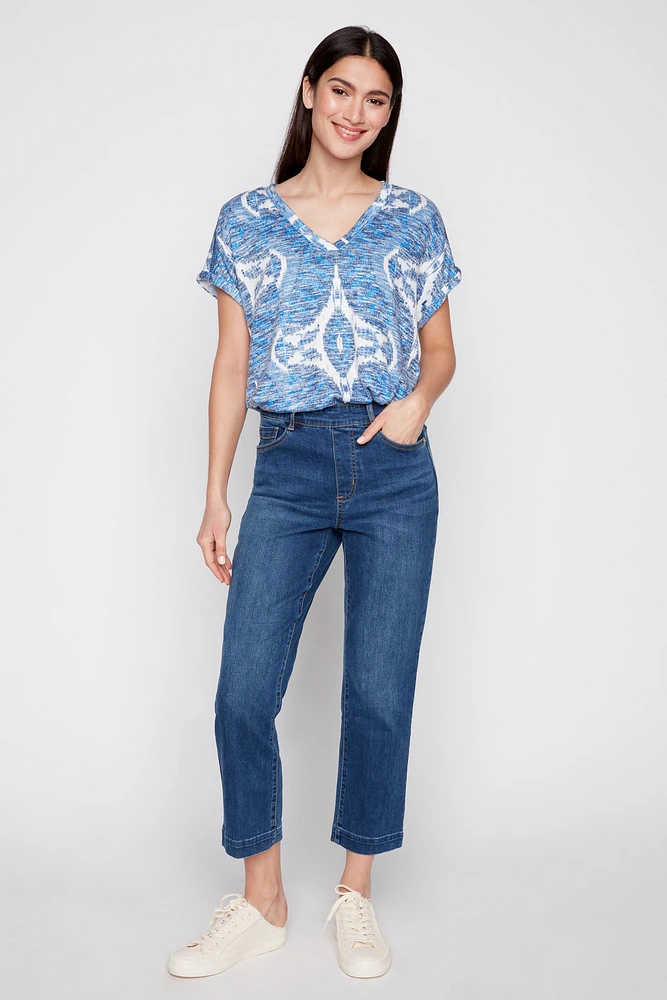 Audrey straight leg jean