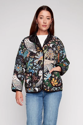 Midnight print jacket