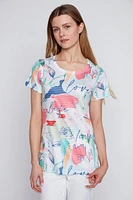 Love life burnout t-shirt