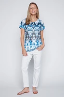 Abstract print t-shirt
