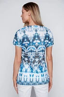 Abstract print t-shirt