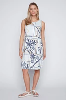 Reversible printed dress
