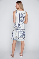 Reversible printed dress