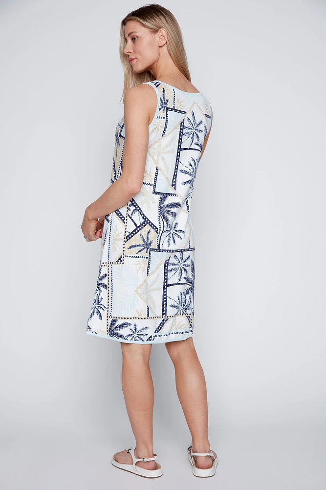 Reversible printed dress