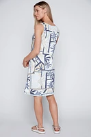 Reversible printed dress