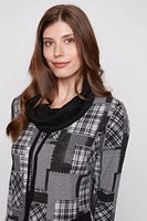 Patchwork design top