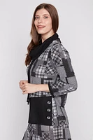 Patchwork design top