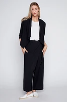 Solid air flow cardigan