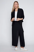 Solid air flow cardigan
