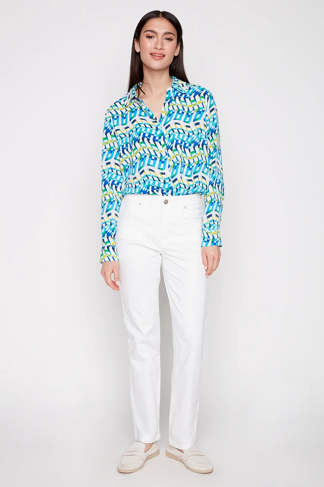 Le jean Sophia coupe droite