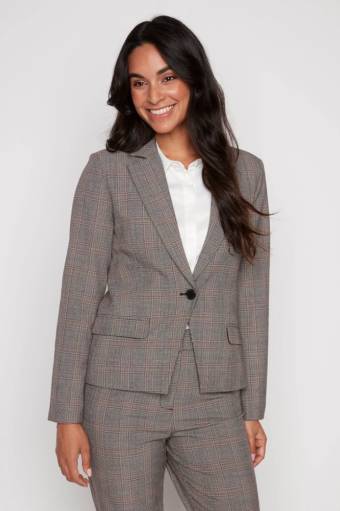 Plaid blazer