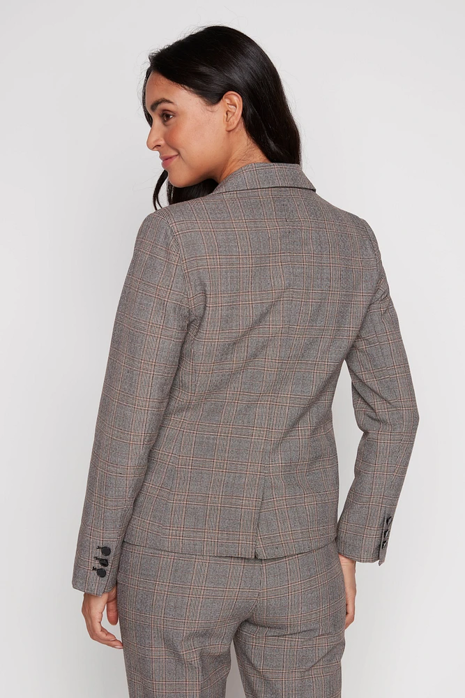 Plaid blazer