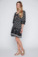Embroidered convertible dress