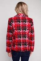 Houndstooth blazer