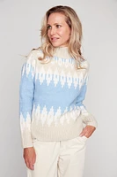 Two tone ski sweater