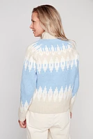 Two tone ski sweater