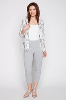 Printed hoodie jacket
