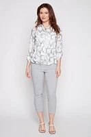Printed hoodie jacket