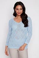 Sparkle crochet sweater