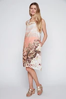 La robe en lin fleurie