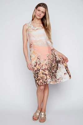 La robe en lin fleurie
