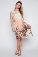 La robe en lin fleurie
