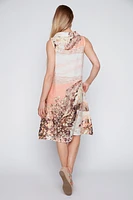 La robe en lin fleurie