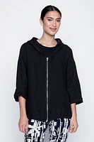 Le sweat à capuche en lin