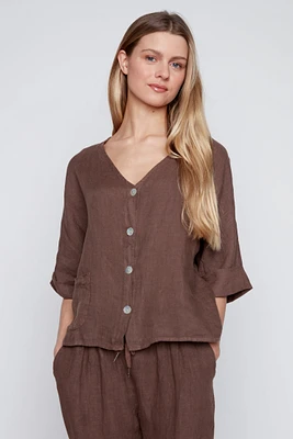 La blouse en lin