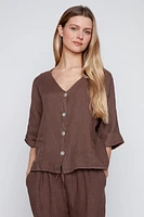 La blouse en lin