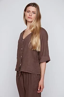 La blouse en lin