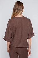 La blouse en lin