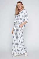 Le pantalon palazzo imprimé