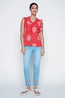 La blouse à volants
