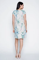 La robe en coton à imprimé tropical