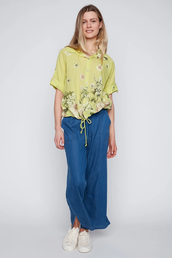 La blouse imprimé fleuri