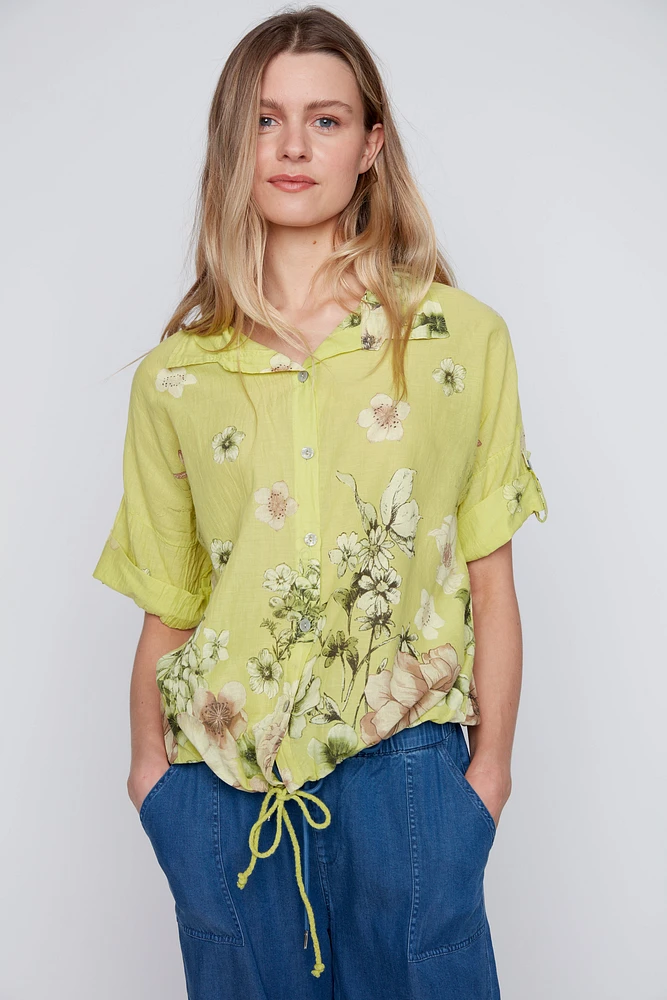 La blouse imprimé fleuri