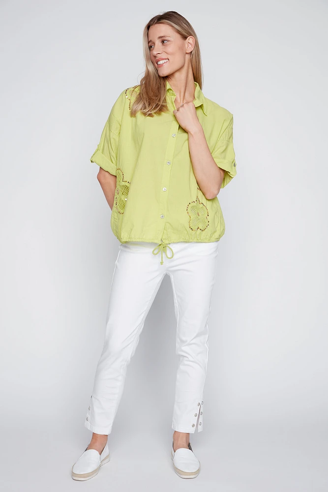 La blouse en coton