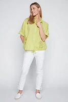 La blouse en coton