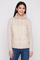 La veste à capuche matelassée