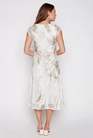 Floral burnout dress