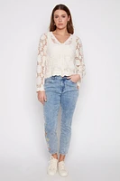 Cotton crochet cardigan