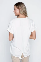 Foil border print top